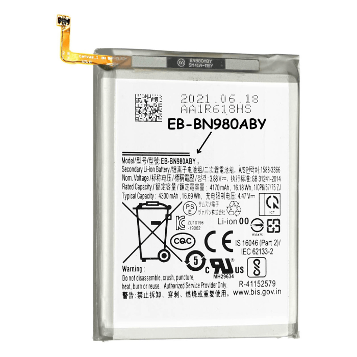 EB-BN980ABY. 4300 mAh Battery For Galaxy Note 20 N980 / N981 - Best Cell Phone Parts Distributor in Canada, Parts Source EB-BN980ABY. 4300 mAh Battery For Galaxy Note 20 N980 / N981 - Best Cell Phone Parts Distributor in Canada, Parts Source